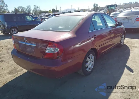 2002 Toyota Camry Le from USA, damaged, VIN 4T1BE32K72U075540